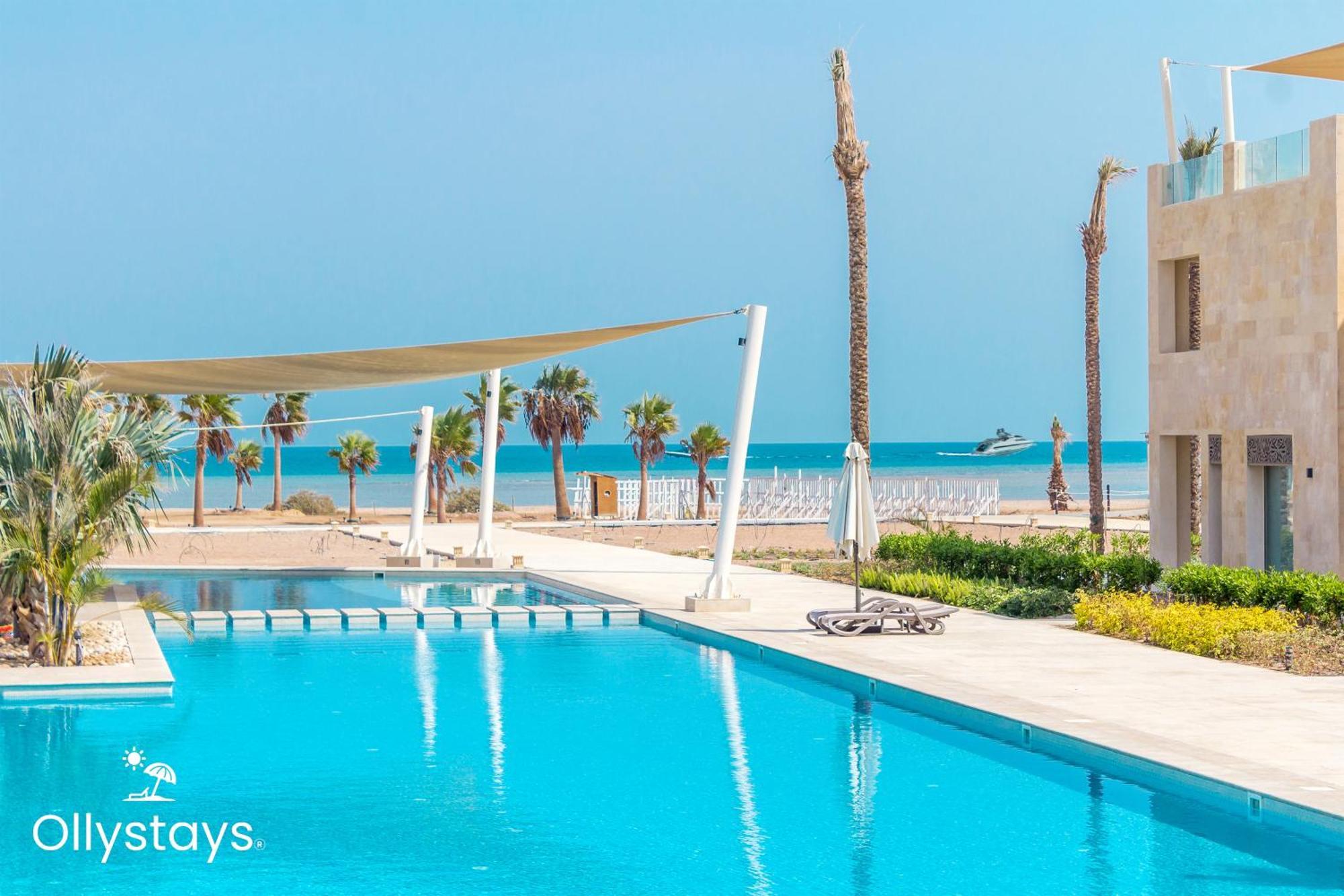 Ollystays Mangroovy Seaview 2Br Beach And Pool Free Access ฮูร์กาดา ภายนอก รูปภาพ
